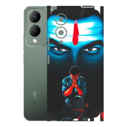 VIVO Y Series Phone Skins (All Models) - Mahakal Bhakt - Matte Finish (M-112) Vivo Y17S