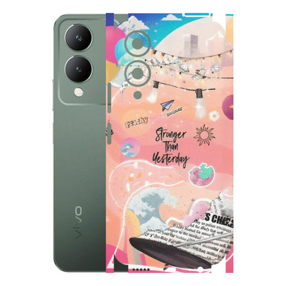 VIVO Y Series Phone Skins (All Models) - Stronger Then Yesterday - Matte Finish (M-128) Vivo Y17S