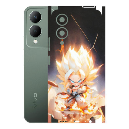 VIVO Y Series Phone Skins (All Models) - Goku Dragon Cute Anime - Matte Finish (M-131) Vivo Y17S