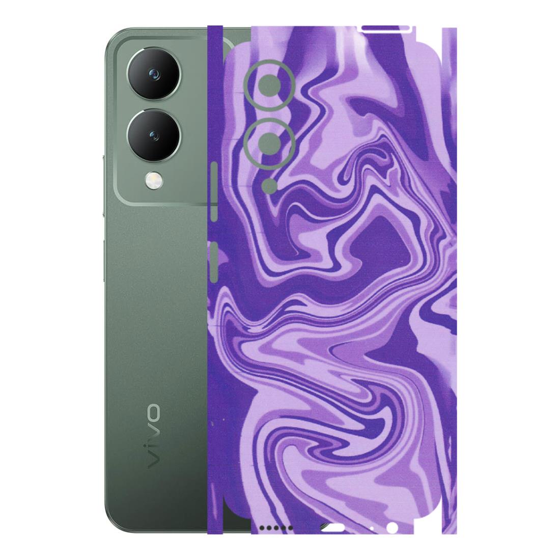 VIVO Y Series Phone Skins (All Models) - Hazy Purple Nights - Matte Finish (M-14) Vivo Y17S
