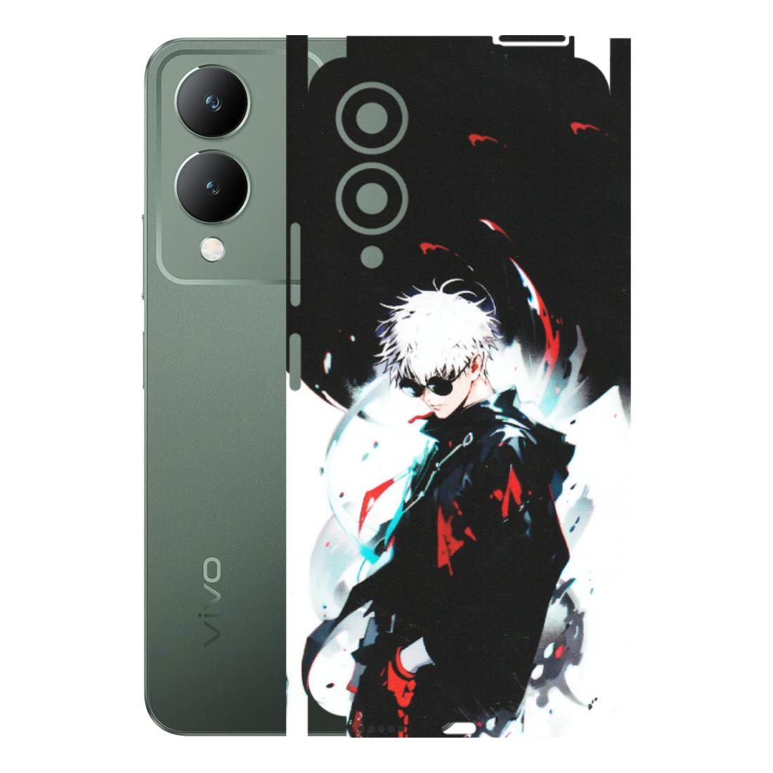 VIVO Y Series Phone Skins (All Models) - Gojo Powerful Charater Kaisen Anime - Matte Finish (M-144) Vivo Y17S