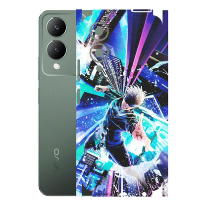 VIVO Y Series Phone Skins (All Models) - Manga Action Jujustu Kaisen Anime - Matte Finish (M-155) Vivo Y17S
