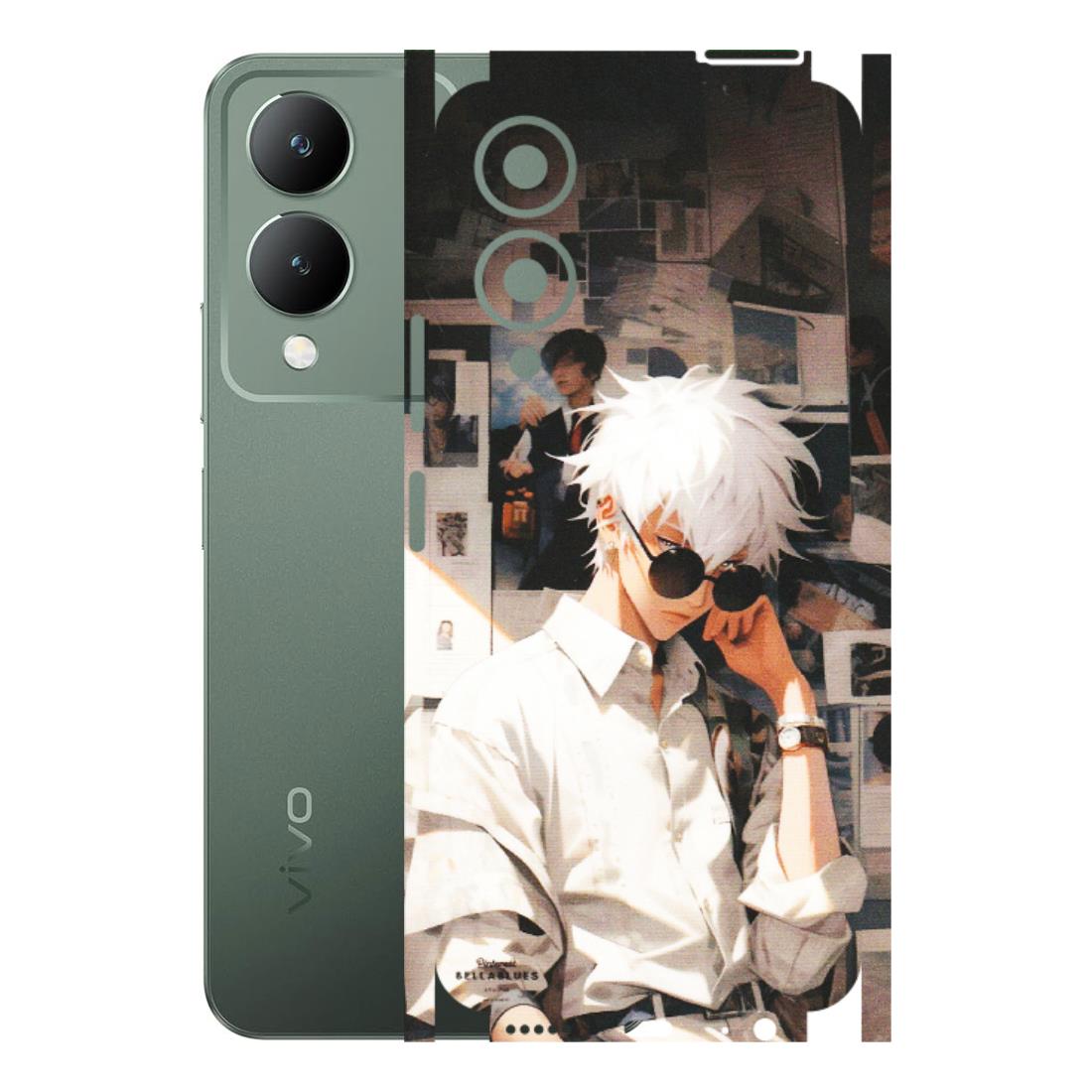 VIVO Y Series Phone Skins (All Models) - Gojo Satoru Jujustu Kaisen Anime - Matte Finish (M-156) Vivo Y17S