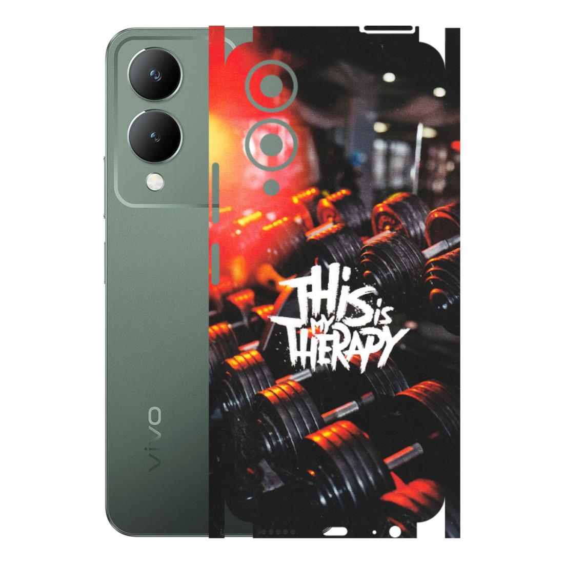 VIVO Y Series Phone Skins (All Models) - GYM Lover Therapy - Matte Finish (M-160) Vivo Y17S