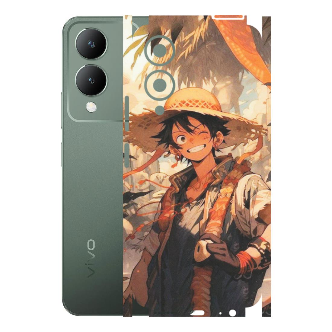VIVO Y Series Phone Skins (All Models) - Anime Character Smile - Matte Finish (M-33) Vivo Y17S
