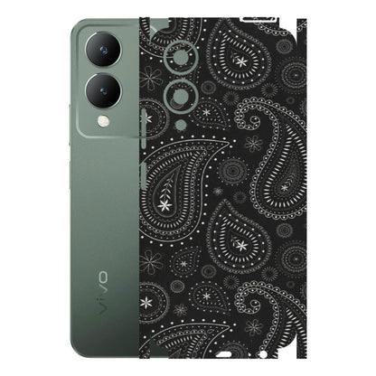 VIVO Y Series Phone Skins (All Models) - Black Sober Kerry - Matte Finish (M-37) Vivo Y17S