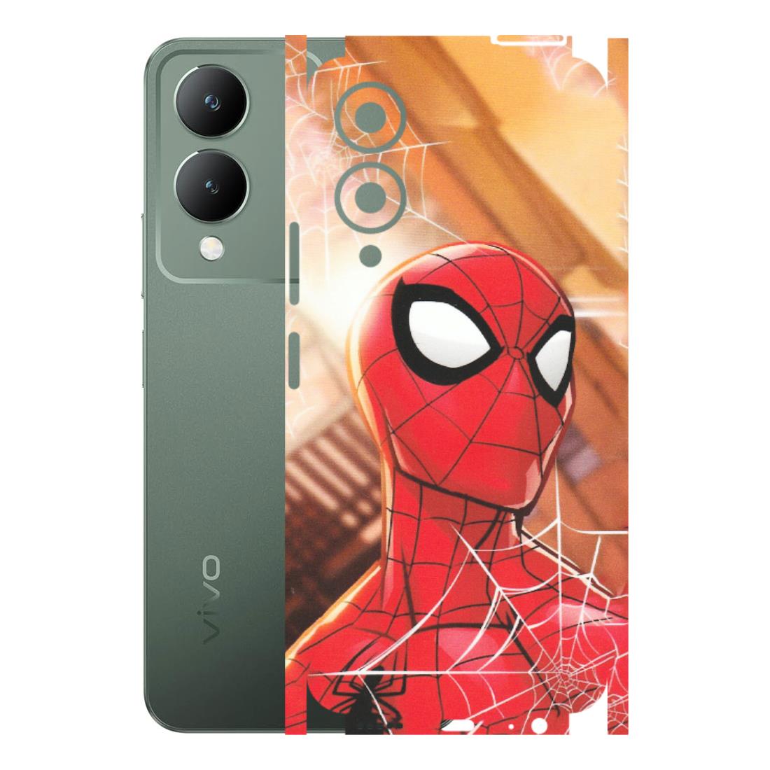 VIVO Y Series Phone Skins (All Models) - Spiderman Face New - Matte Finish (M-41) Vivo Y17S