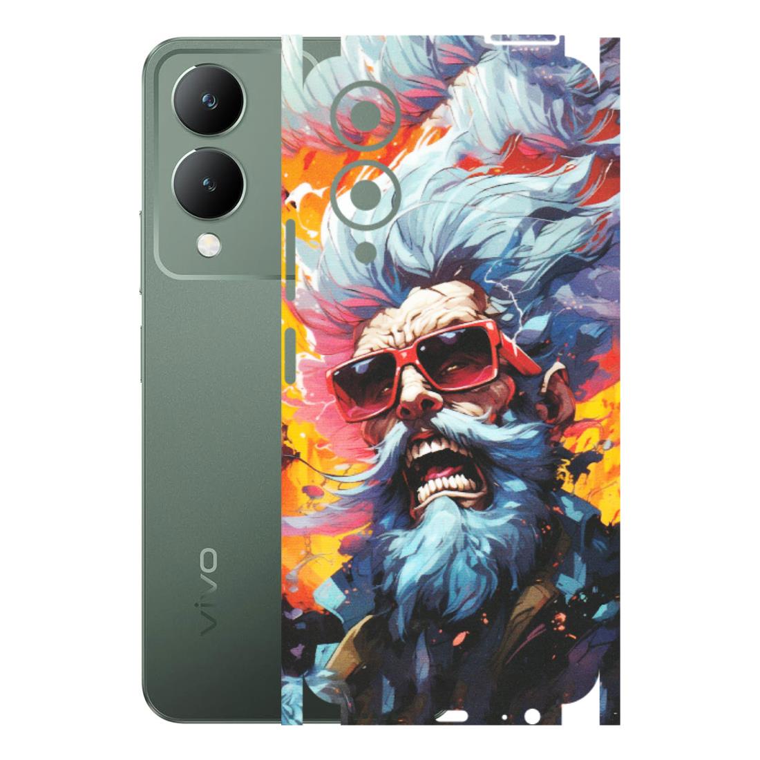 VIVO Y Series Phone Skins (All Models) - Daddy Cool Character - Matte Finish (M-43) Vivo Y17S
