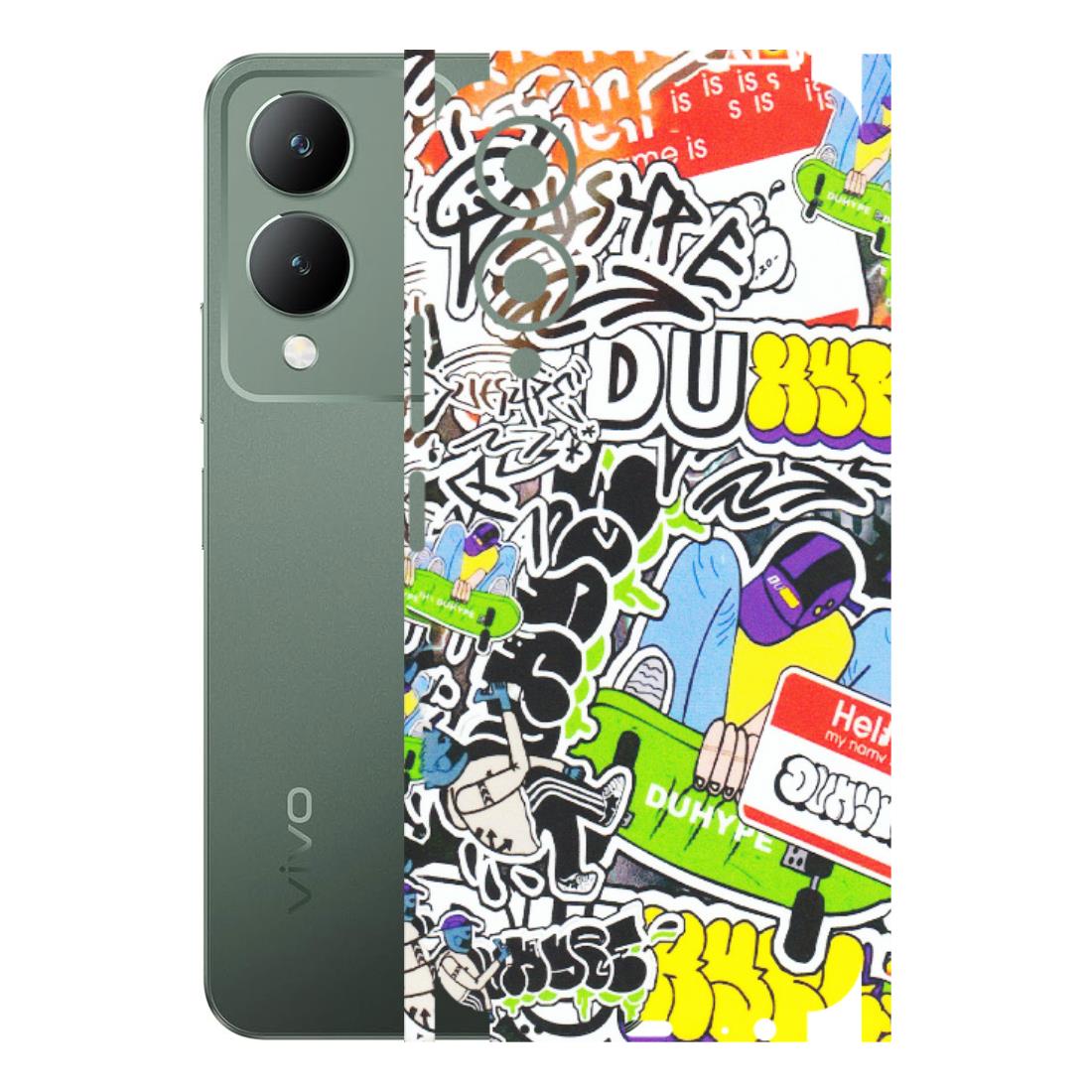 VIVO Y Series Phone Skins (All Models) - Dope Graffiti - Matte Finish (M-61) Vivo Y17S
