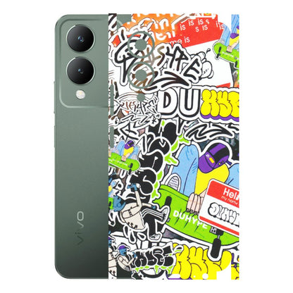 VIVO Y Series Phone Skins (All Models) - Dope Graffiti - Matte Finish (M-61) Vivo Y17S