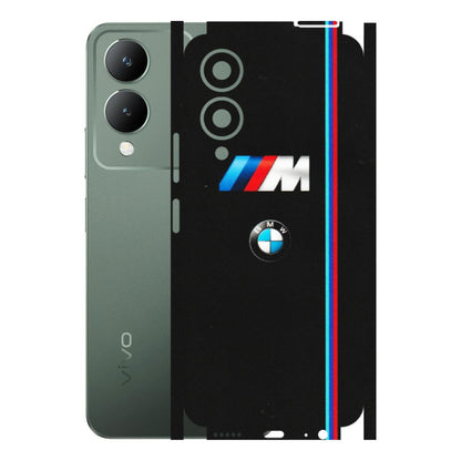VIVO Y Series Phone Skins (All Models) - Styling With Black BMW - Matte Finish (M-74) Vivo Y17S