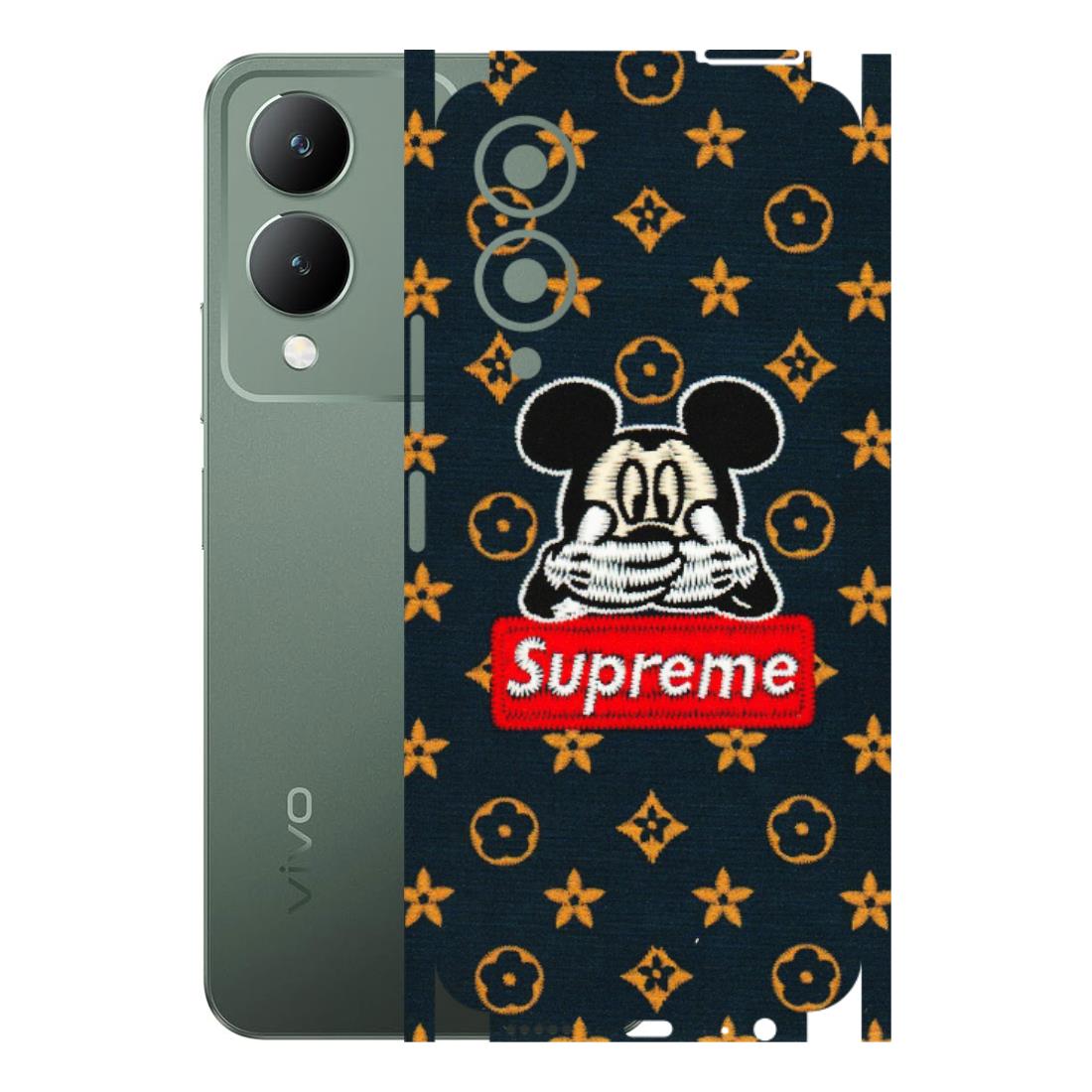 VIVO Y Series Phone Skins (All Models) - Mickey Supreme - Matte Finish (M-83) Vivo Y17S