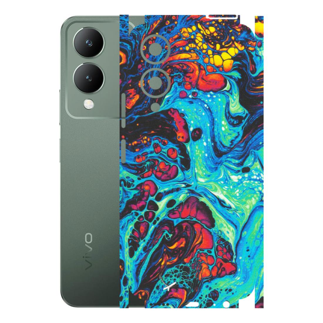VIVO Y Series Phone Skins (All Models) - Majestic Galactic Marbel - Matte Finish (M-85) Vivo Y17S