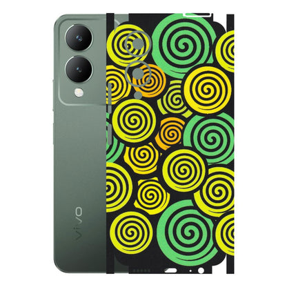 VIVO Y Series Phone Skins (All Models) - Crazy Spiral - Matte Finish (M-91) Vivo Y17S