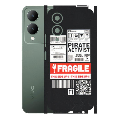 VIVO Y Series Phone Skins (All Models) - Handle With Care - Matte Finish (M-99) Vivo Y17S