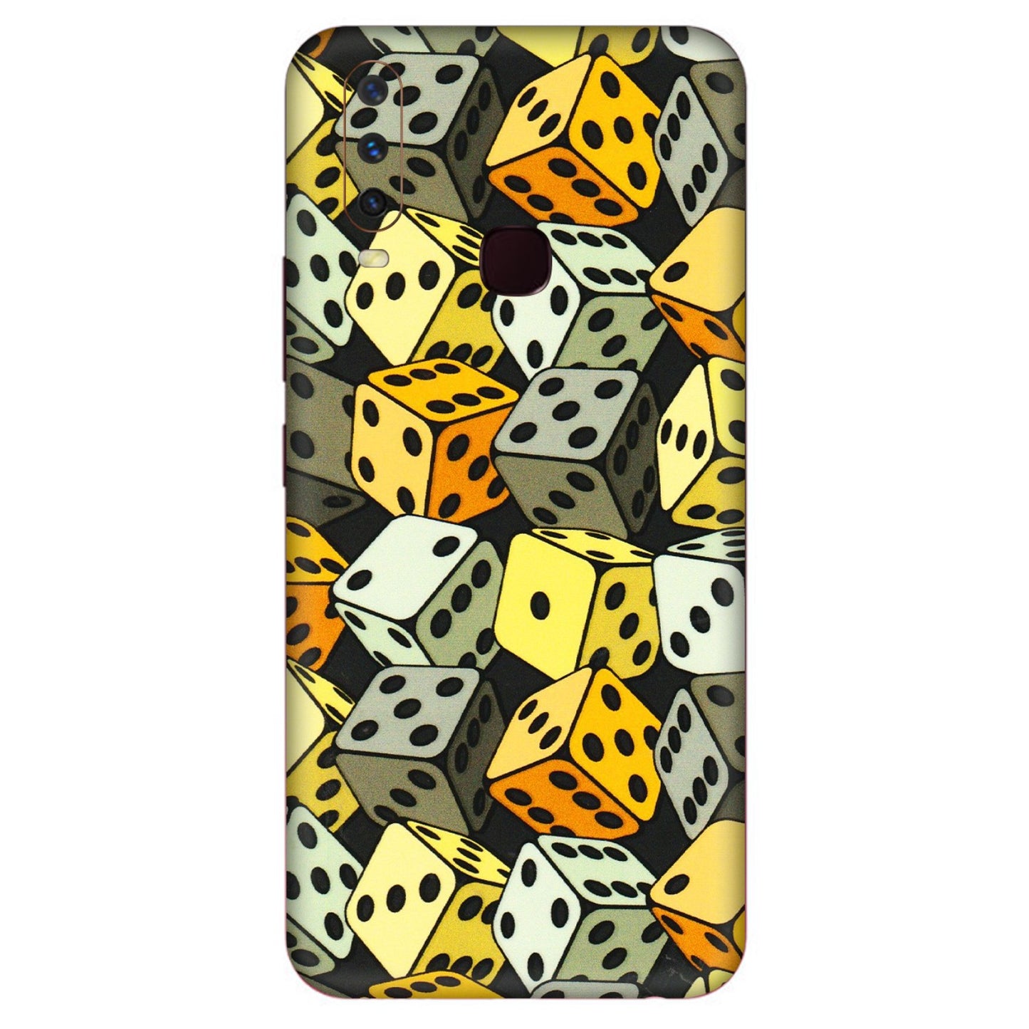 VIVO Y Series Phone Skins (All Models) - Dices Of Life - 3D Embossed Finish (L-04) Vivo Y17