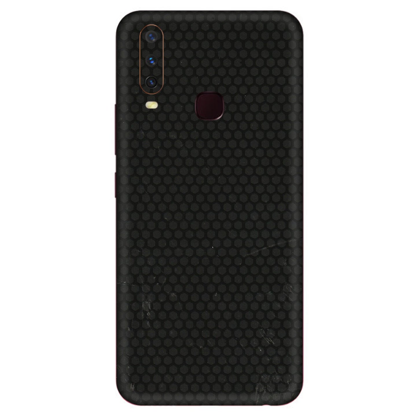 VIVO Y Series Phone Skins (All Models) - Black honeycomb - 3D Embossed Finish (L-114) Vivo Y17