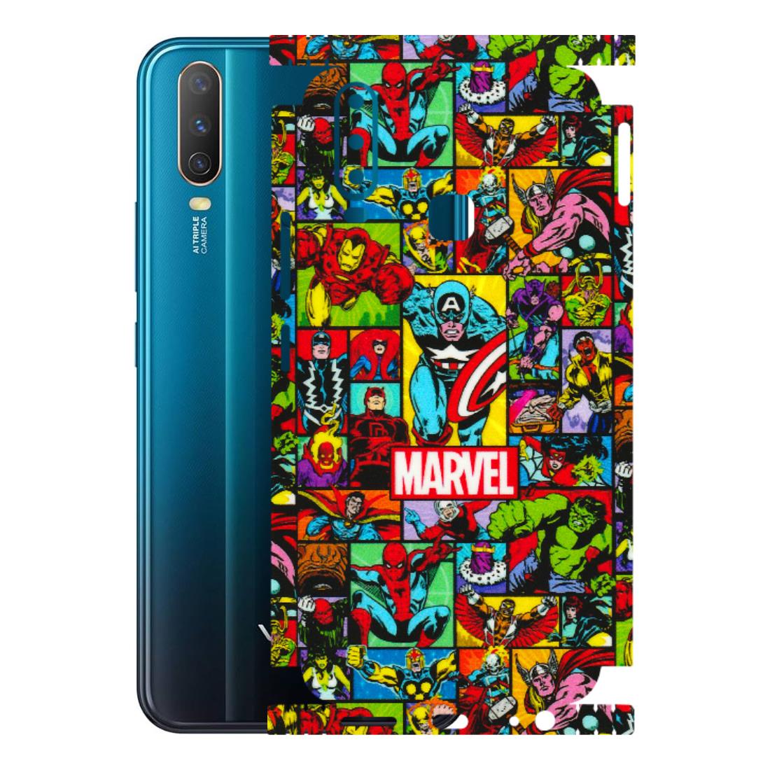 VIVO Y Series Phone Skins (All Models) - MARVELOUS Comic Characters - 3D Embossed Finish (L-129) Vivo Y17