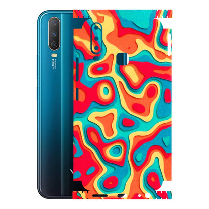 VIVO Y Series Phone Skins (All Models) - Abstract Swirl - 3D Embossed Finish (L-150) Vivo Y17