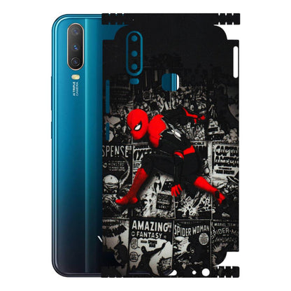 VIVO Y Series Phone Skins (All Models) - SpiderMan New - 3D Embossed Finish (L-162) Vivo Y17