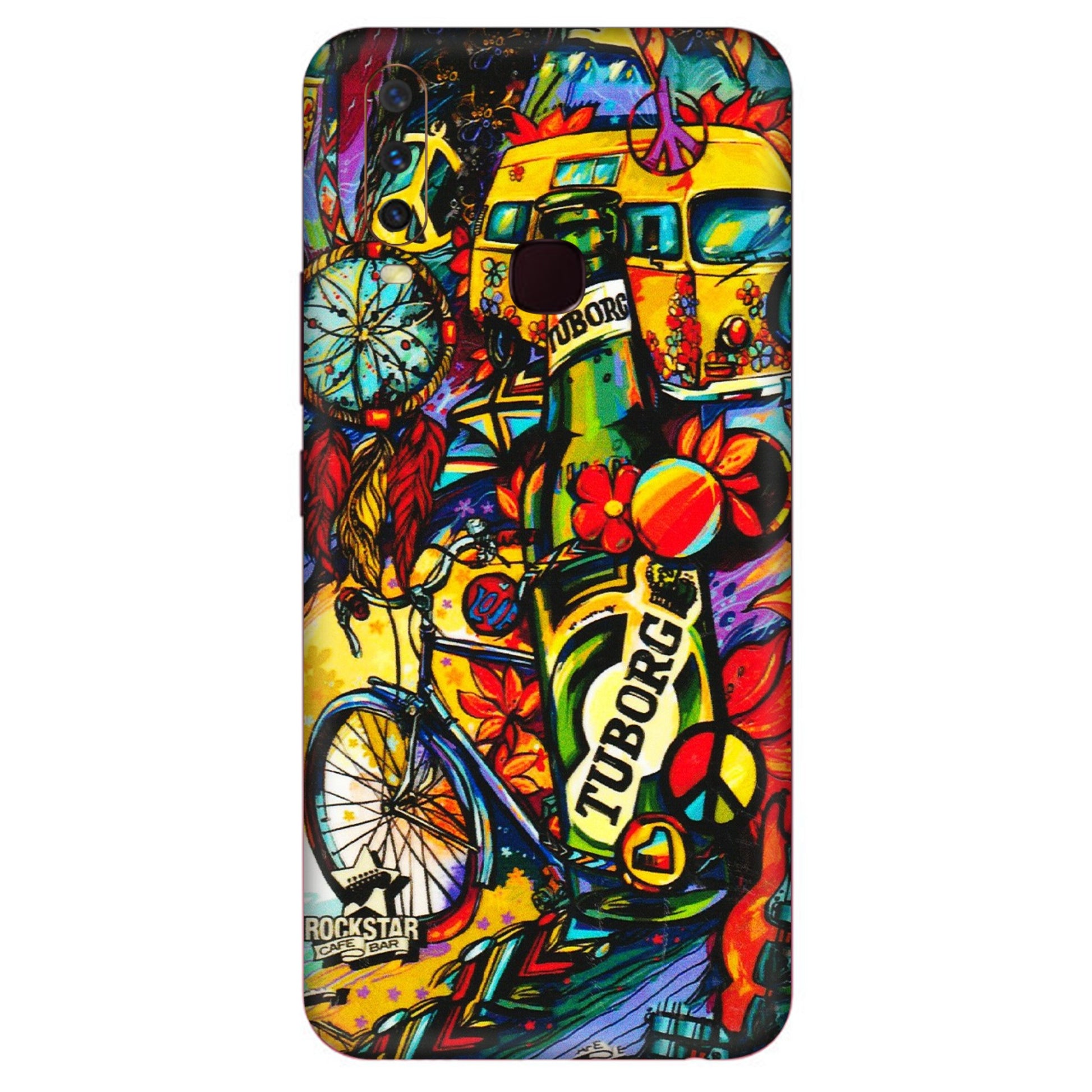 VIVO Y Series Phone Skins (All Models) - Cool Beer Bottle - 3D Embossed Finish (L-193) Vivo Y17