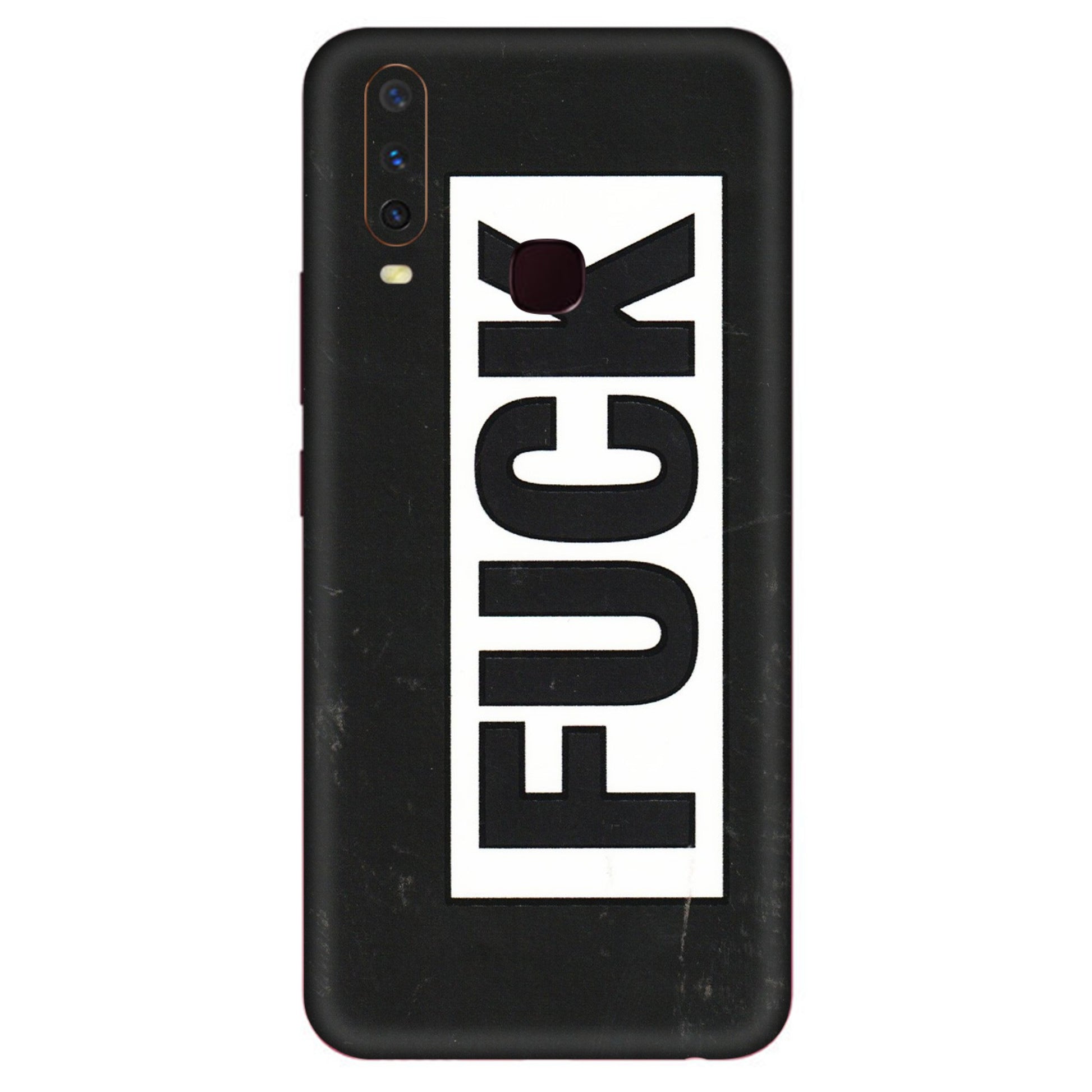 VIVO Y Series Phone Skins (All Models) - The F Word - 3D Embossed Finish (L-255) Vivo Y17