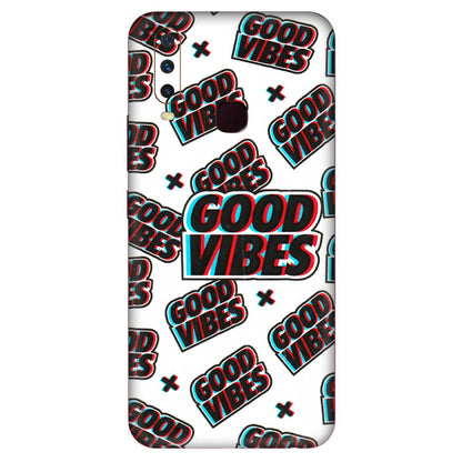 VIVO Y Series Phone Skins (All Models) - Good Vibes - 3D Embossed Finish (L-282) Vivo Y17