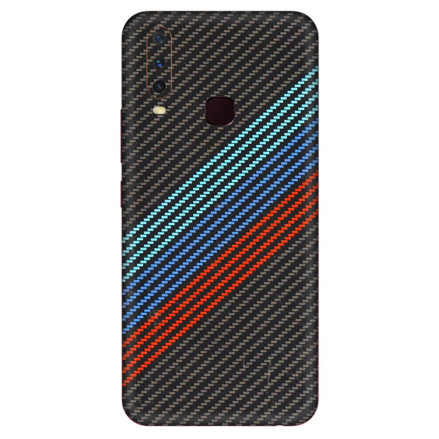 VIVO Y Series Phone Skins (All Models) - Carbon BM - 3D Embossed Finish (L-302) Vivo Y17