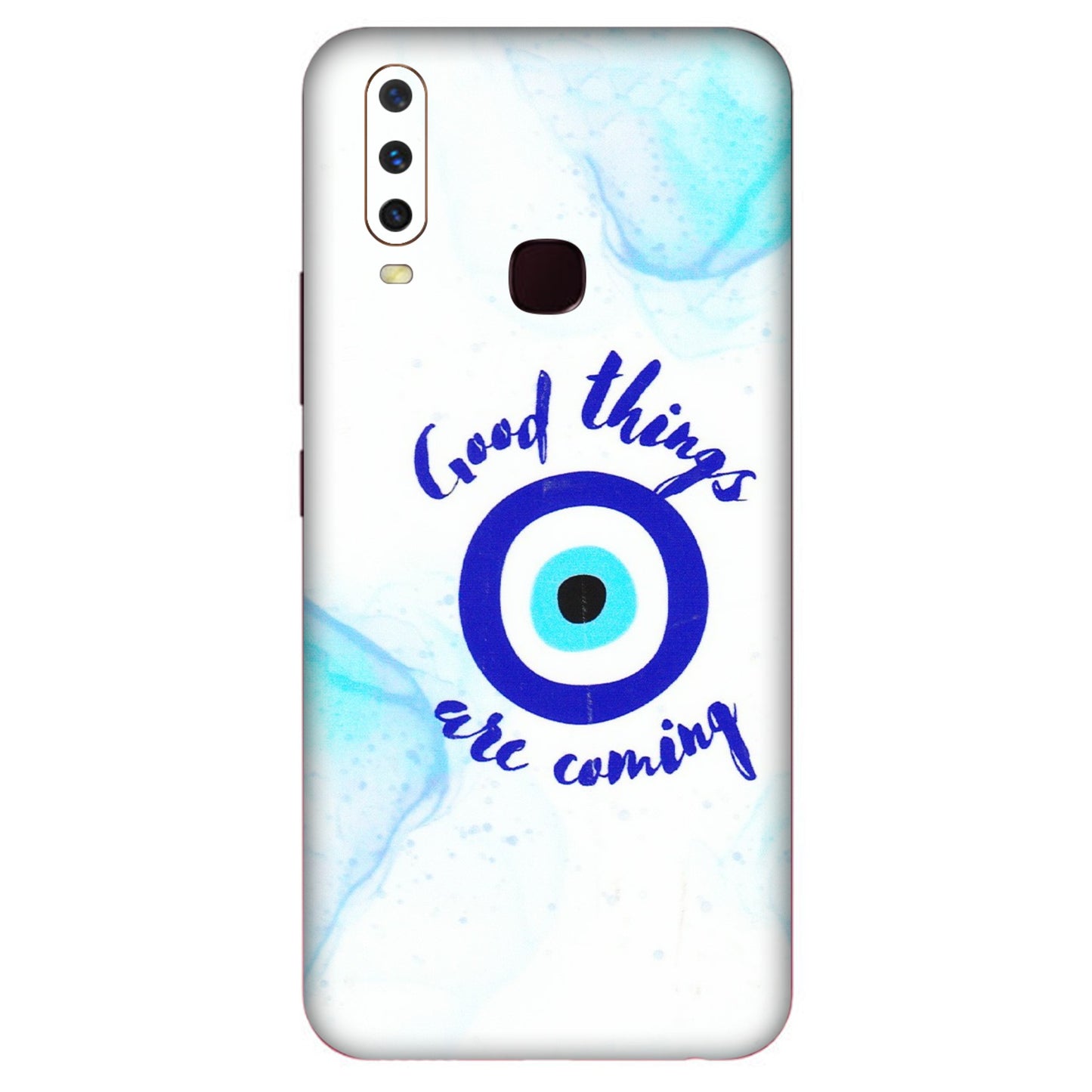 VIVO Y Series Phone Skins (All Models) - Evil Eye Good Things Are Coming - 3D Embossed Finish (L-322) Vivo Y17