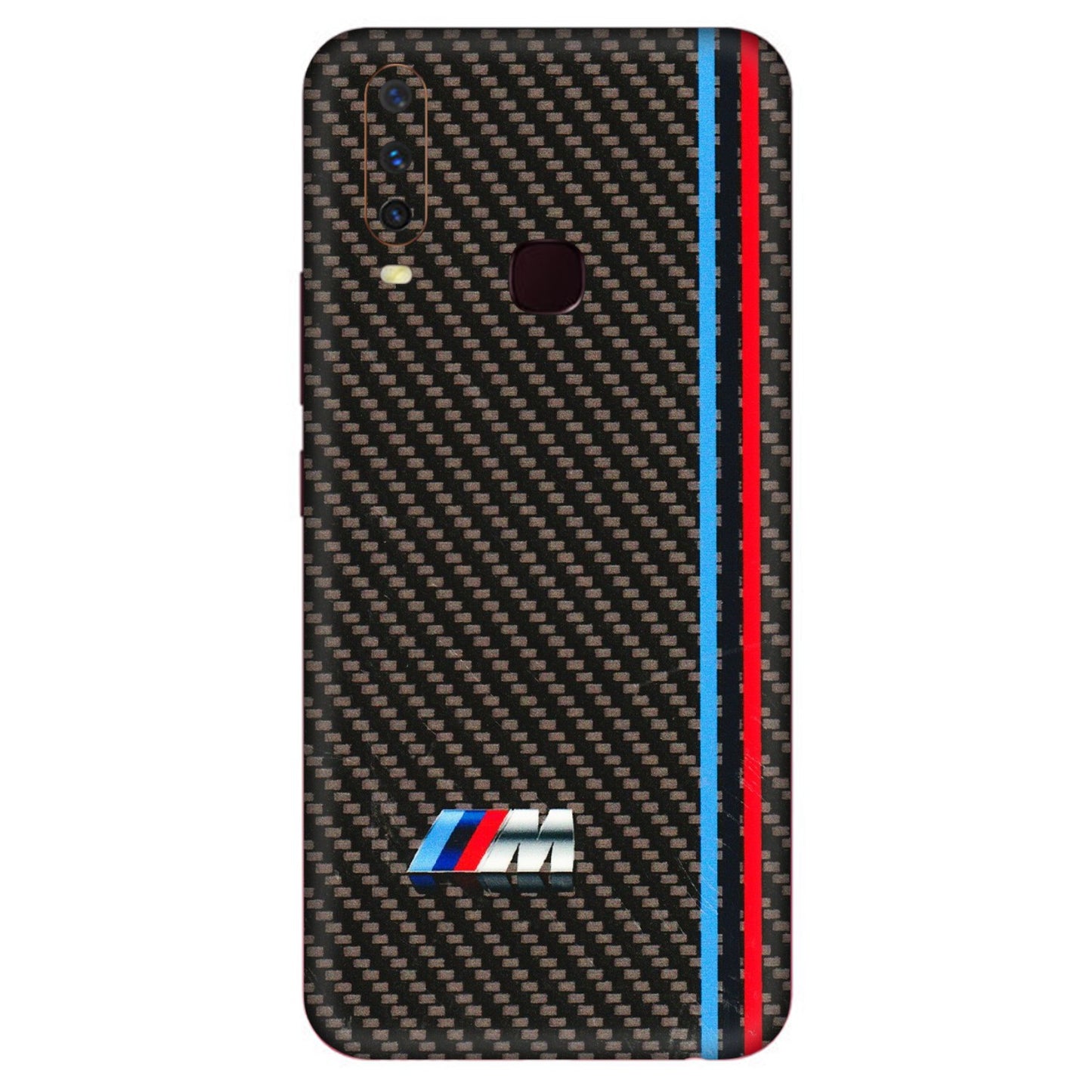 VIVO Y Series Phone Skins (All Models) - BM Carbon Fiber Feels - 3D Embossed Finish (L-38) Vivo Y17