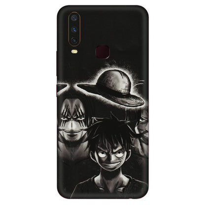 VIVO Y Series Phone Skins (All Models) - Black Luffy Hat - 3D Embossed Finish (L-57) Vivo Y17