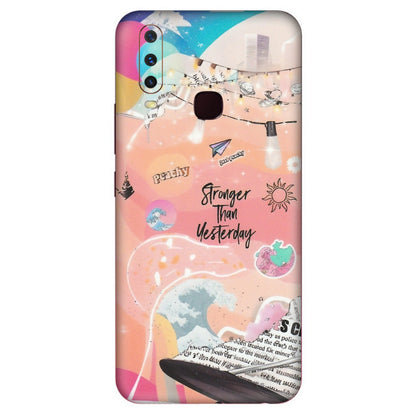 VIVO Y Series Phone Skins (All Models) - Stronger Then Yesterday - Matte Finish (M-128) Vivo Y17