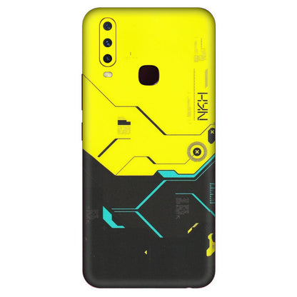 VIVO Y Series Phone Skins (All Models) - Black Yellow Technica - Matte Finish (M-53) Vivo Y17