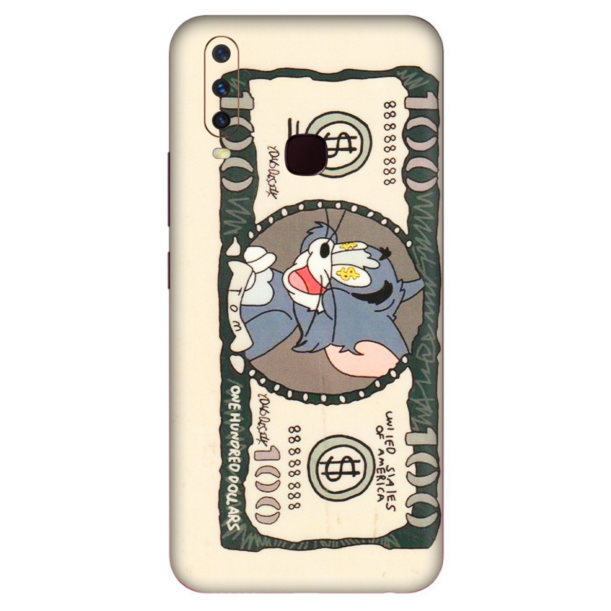 VIVO Y Series Phone Skins (All Models) - One Hundred Dollar Tom - Transparent Finish (T-16) Vivo Y17