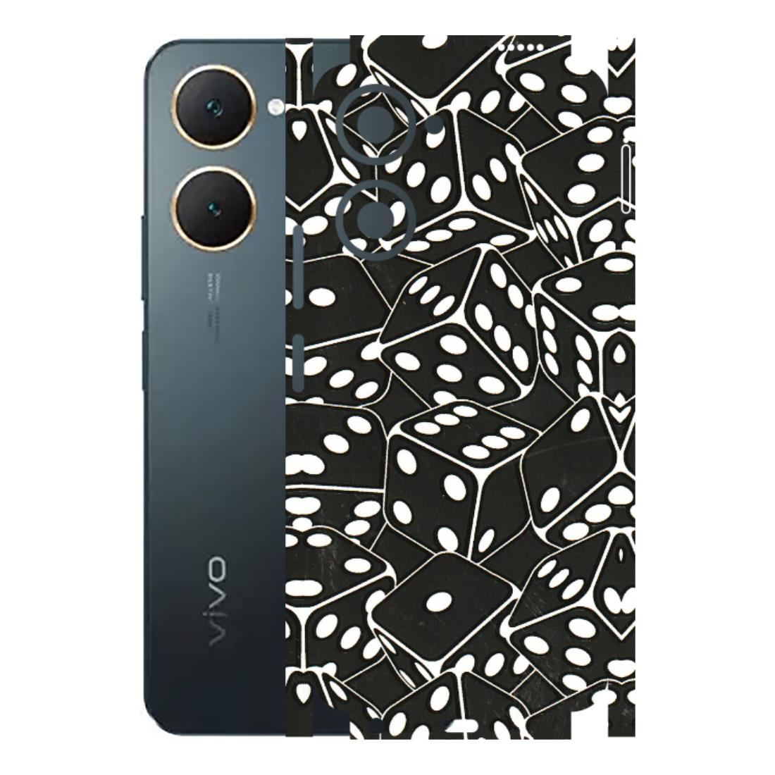 VIVO Y Series Phone Skins (All Models) - Big Black Dices - 3D Embossed Finish (L-106) Vivo Y18