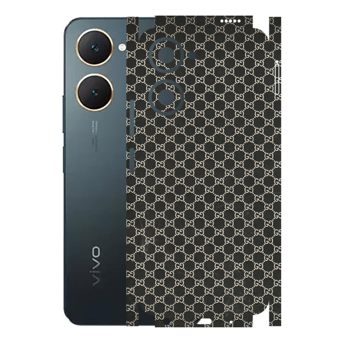 VIVO Y Series Phone Skins (All Models) - Black G Print - 3D Embossed Finish (L-109) Vivo Y18