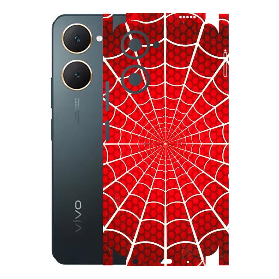 VIVO Y Series Phone Skins (All Models) - Classic Spidey Web - 3D Embossed Finish (L-115) Vivo Y18