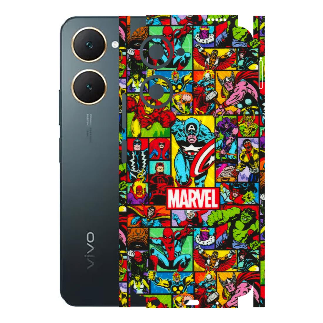 VIVO Y Series Phone Skins (All Models) - MARVELOUS Comic Characters - 3D Embossed Finish (L-129) Vivo Y18
