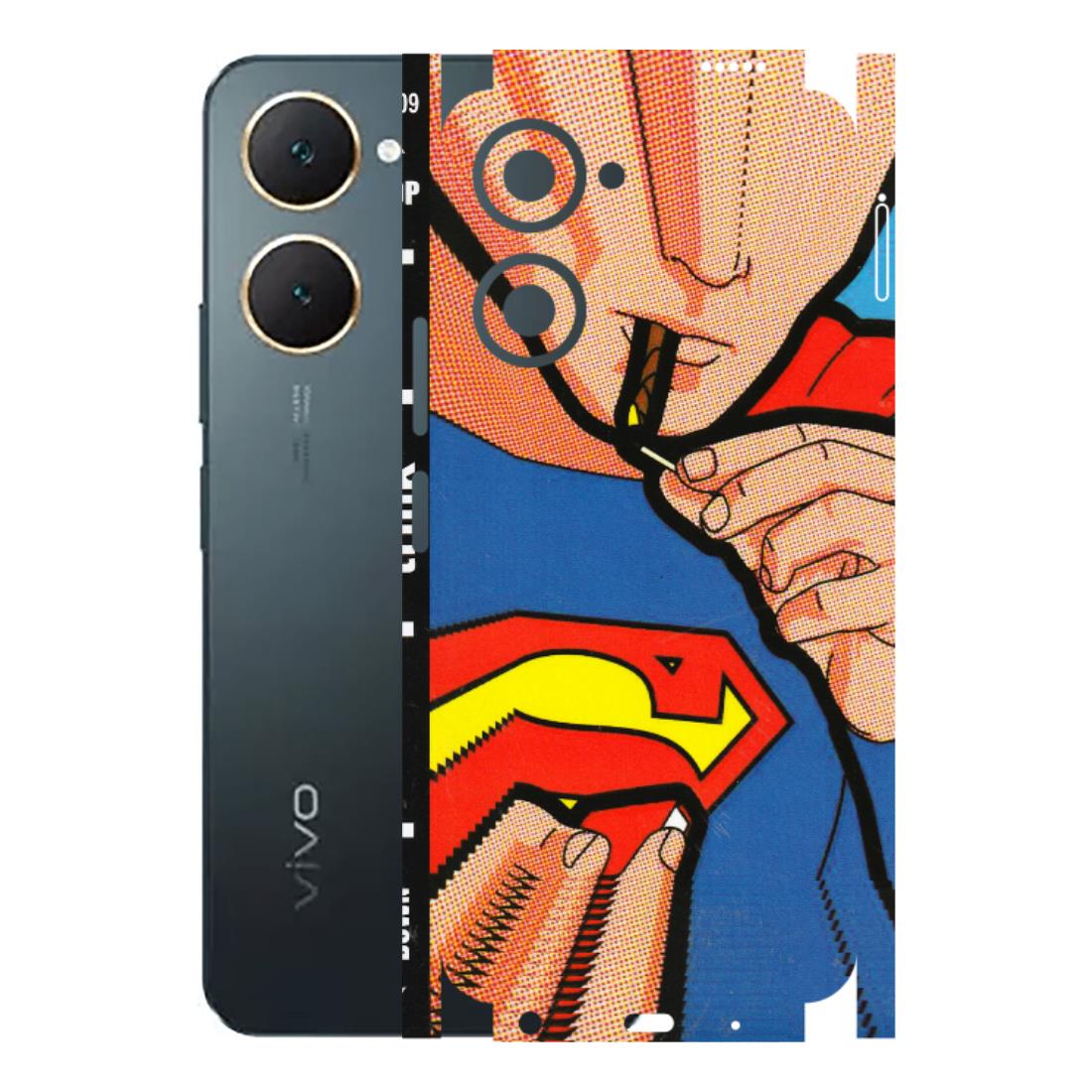 VIVO Y Series Phone Skins (All Models) - Superman Sutta - 3D Embossed Finish (L-130) Vivo Y18