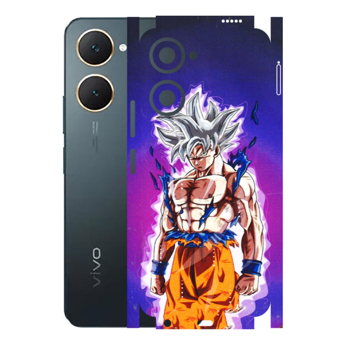VIVO Y Series Phone Skins (All Models) - Goku Purple Anime - 3D Embossed Finish (L-147) Vivo Y18