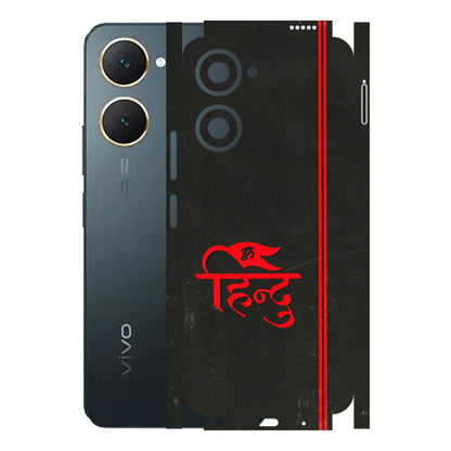 VIVO Y Series Phone Skins (All Models) - Hindu Black - 3D Embossed Finish (L-153) Vivo Y18