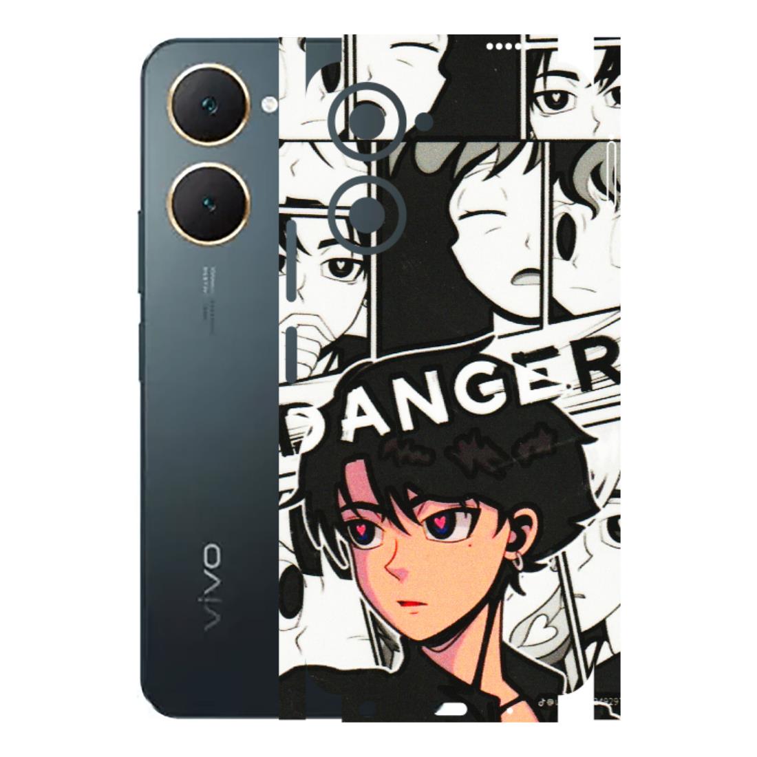 VIVO Y Series Phone Skins (All Models) - Danger Anime - 3D Embossed Finish (L-155) Vivo Y18