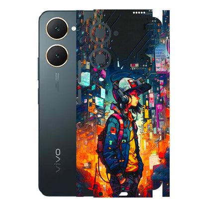 VIVO Y Series Phone Skins (All Models) - Street Anime Guy - 3D Embossed Finish (L-158) Vivo Y18