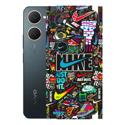 VIVO Y Series Phone Skins (All Models) - Just Do It Doodles - 3D Embossed Finish (L-166) Vivo Y18