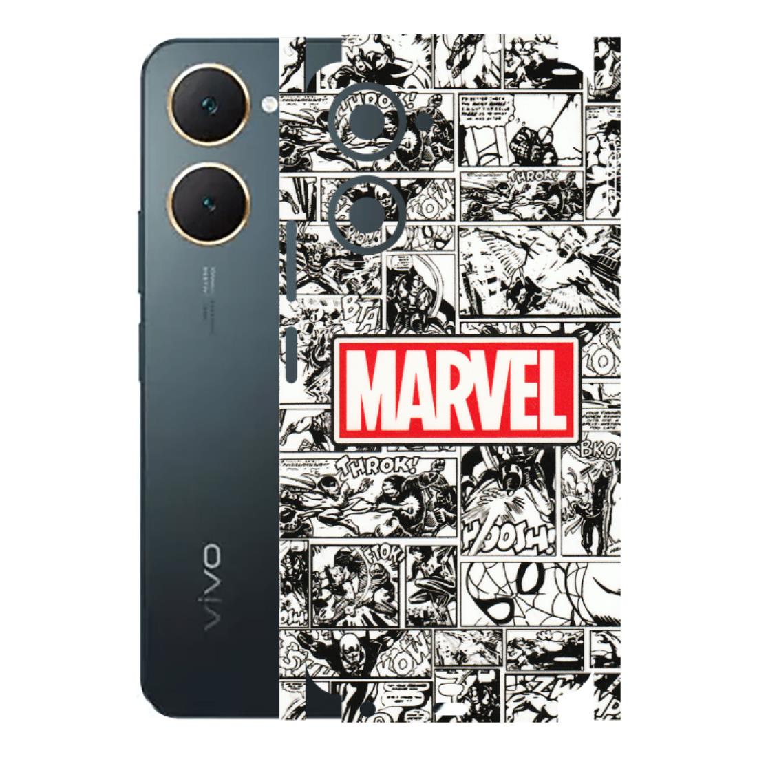 VIVO Y Series Phone Skins (All Models) - Marvel Comic - 3D Embossed Finish (L-171) Vivo Y18