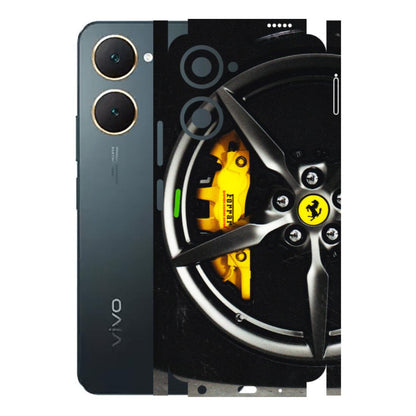 VIVO Y Series Phone Skins (All Models) - Ferrari Wheel Alloy - 3D Embossed Finish (L-173) Vivo Y18