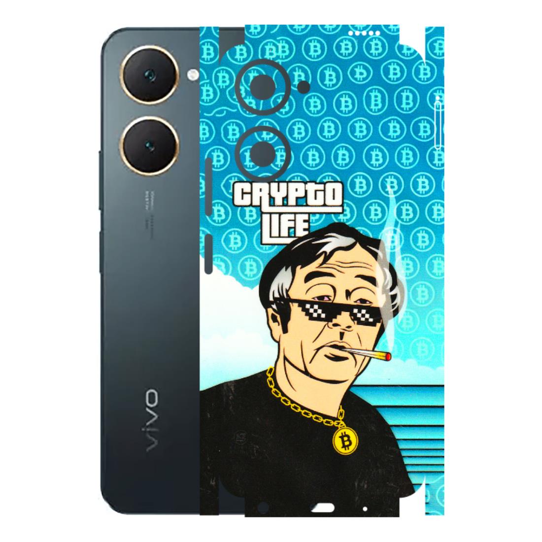 VIVO Y Series Phone Skins (All Models) - Crypto Thug Life - 3D Embossed Finish (L-179) Vivo Y18