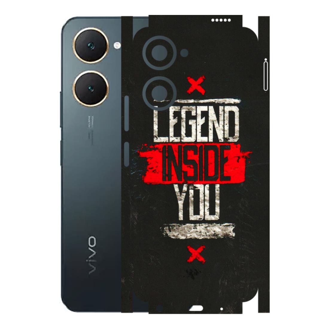VIVO Y Series Phone Skins (All Models) - Legend Inside You - 3D Embossed Finish (L-186) Vivo Y18
