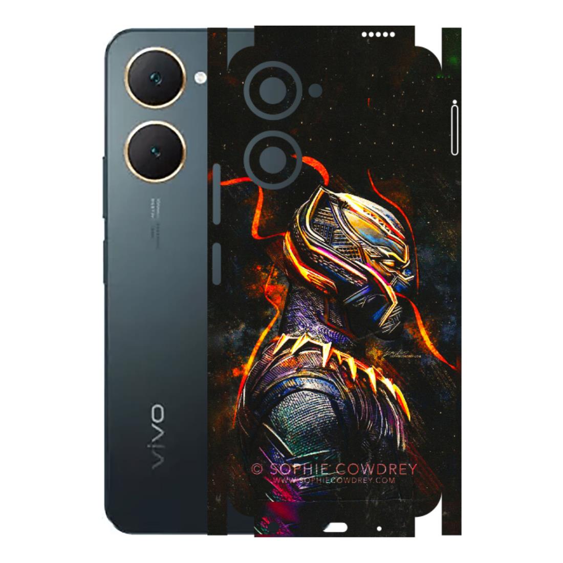 VIVO Y Series Phone Skins (All Models) - Black Panther - 3D Embossed Finish (L-190) Vivo Y18