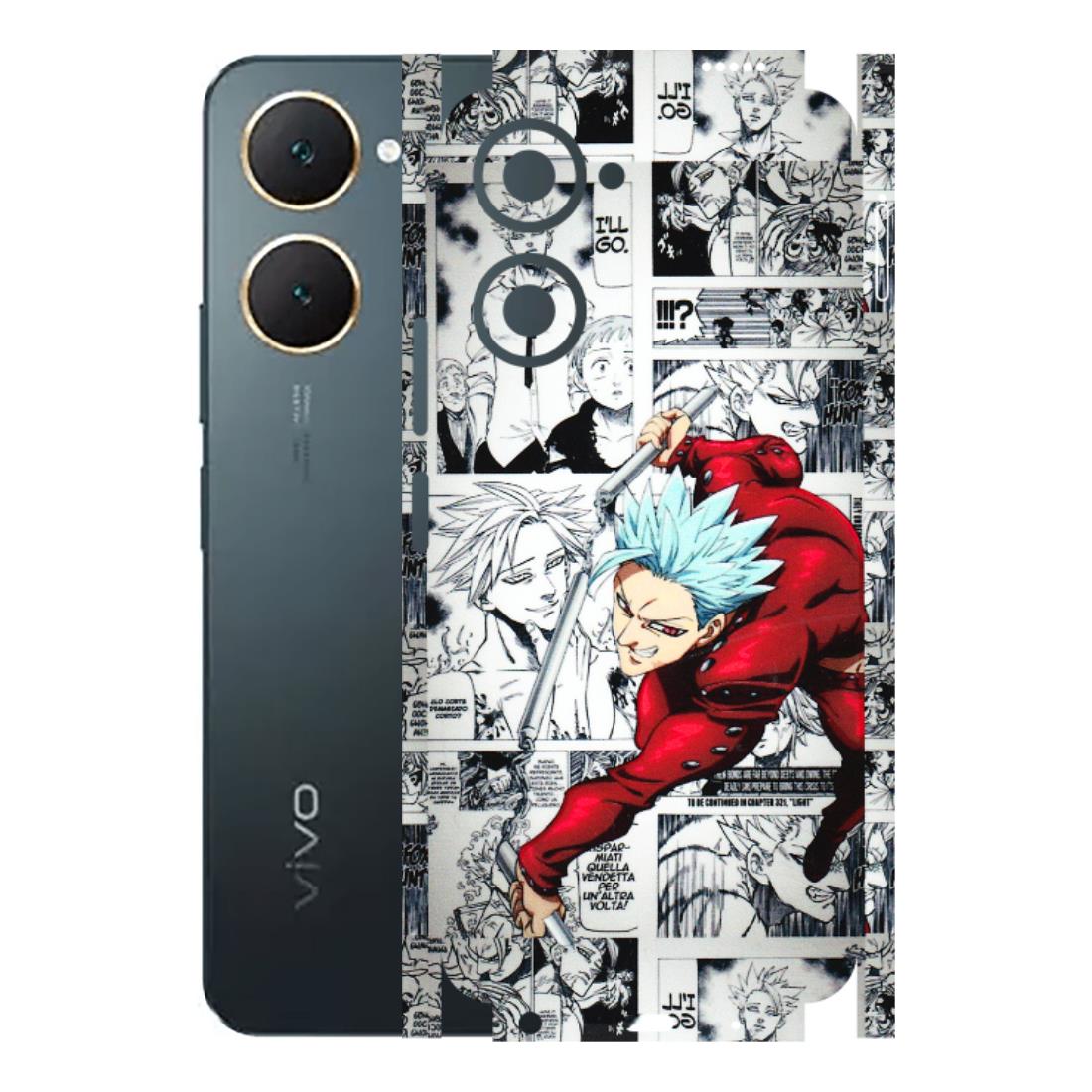 VIVO Y Series Phone Skins (All Models) - Anime Comic - 3D Embossed Finish (L-192) Vivo Y18